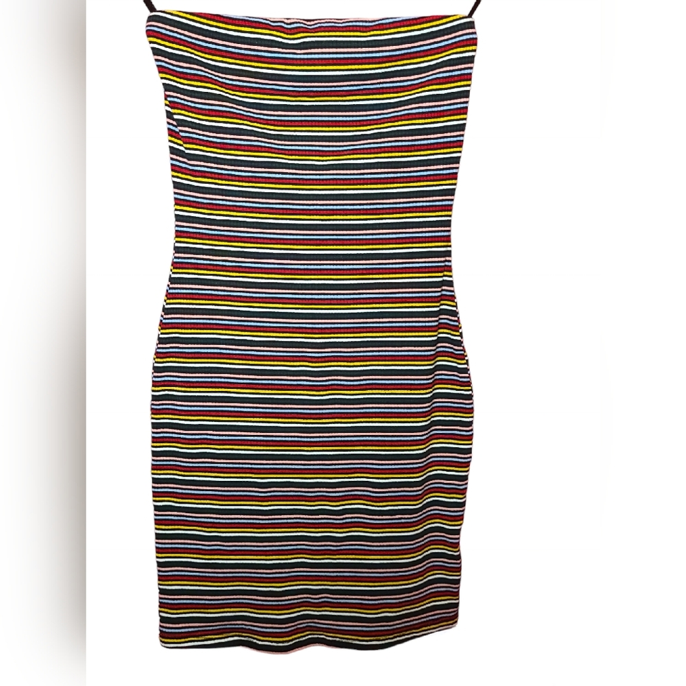 Strapless Dress, S, Rainbow Color